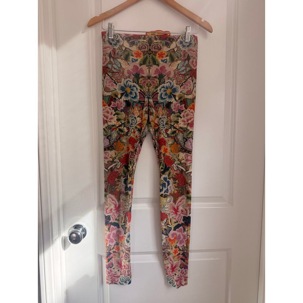 Alexander McQueen Print Polyamide-Blend Leggings Large Abstract Contemporary - Picture 4 of 8